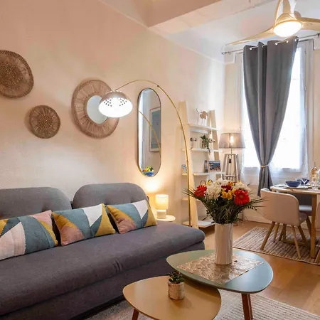 Charming Flat, Fully Equipped, Air Conditioning, Only 300m - La Loge דירה ניס