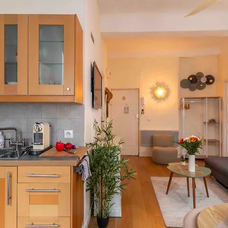 Charming Flat, Fully Equipped, Air Conditioning, Only 300m - La Loge Appartement Nice