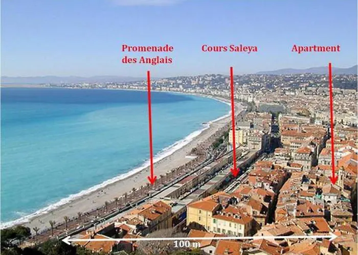 Charming Flat, Fully Equipped, Air Conditioning, Only 300m - La Loge Appartement Nice