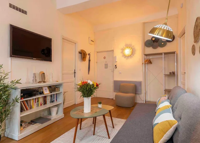 Appartement Charming Flat, Fully Equipped, Air Conditioning, Only 300m - La Loge Nice