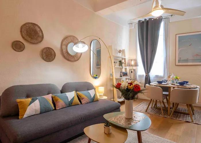 Charming Flat, Fully Equipped, Air Conditioning, Only 300m - La Loge Apartamento Nice